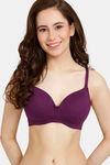 Rosaline Padded Non Wired 3/4th Coverage T-Shirt Bra - Winter Bloom — thumbnail 1